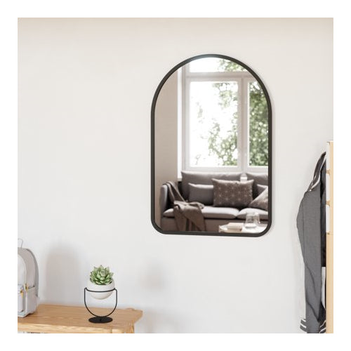 Umbra Hub Arched Mirror (Black)