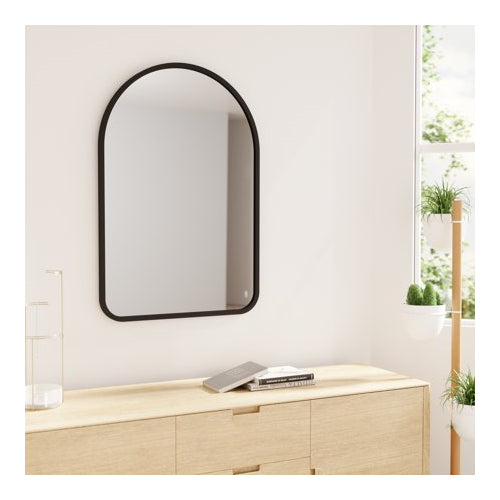 Umbra Hub Arched Mirror (Black)