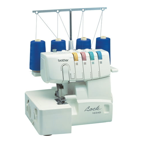 Brother 1034D Serger, Heavy-Duty Metal Frame Overlock Machine (Open Box)