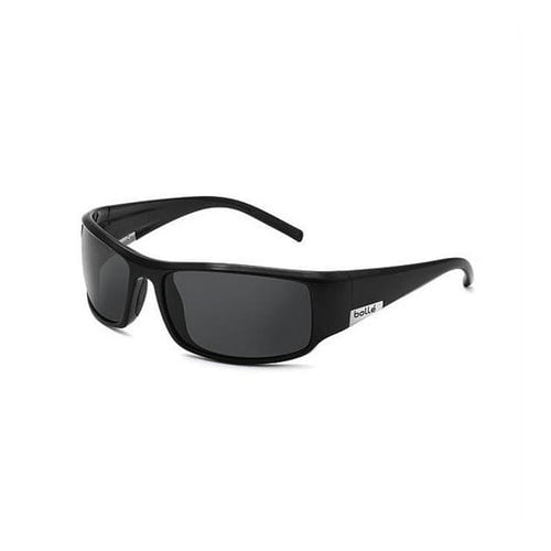 Bolle King 63mm Wrap-Around TNS Sunglasses (Shiny Black)