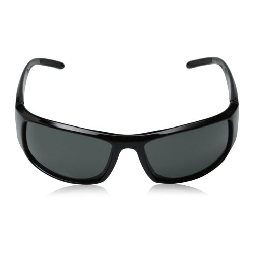 Bolle King 63mm Wrap-Around TNS Sunglasses (Shiny Black)