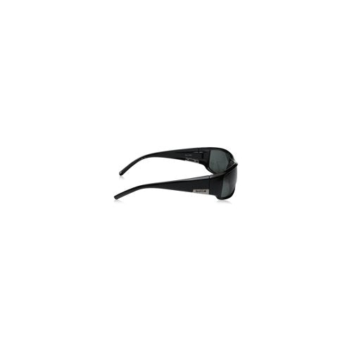 Bolle King 63mm Wrap-Around TNS Sunglasses (Shiny Black)