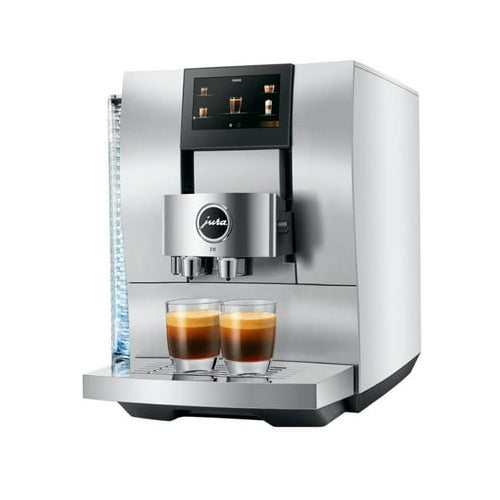 Jura Z10 Automatic Coffee Machine for Hot and Cold Coffee (Aluminum White)