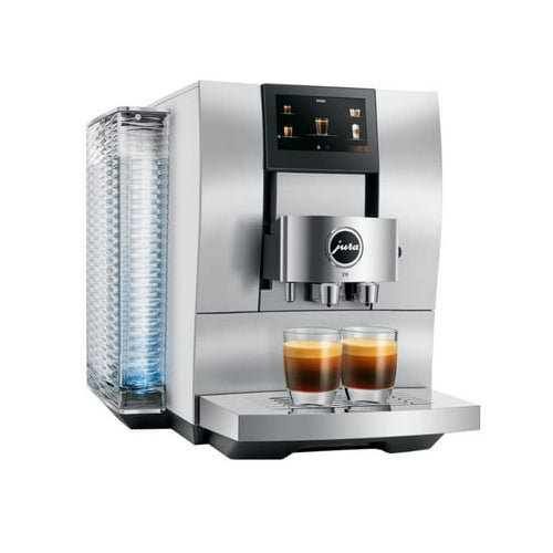 Jura Z10 Automatic Coffee Machine for Hot and Cold Coffee (Aluminum White)