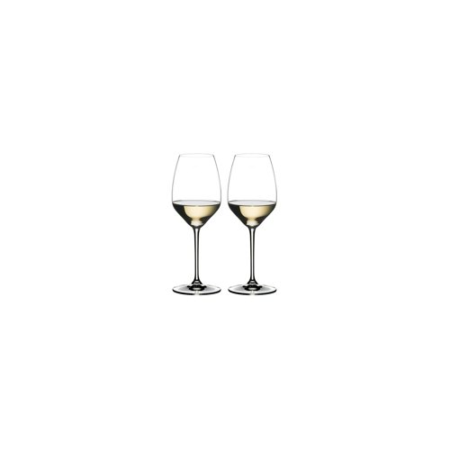 Riedel Extreme Riesling Wine Glass (Set of 8, Clear) with Polishing Cloth Bundle