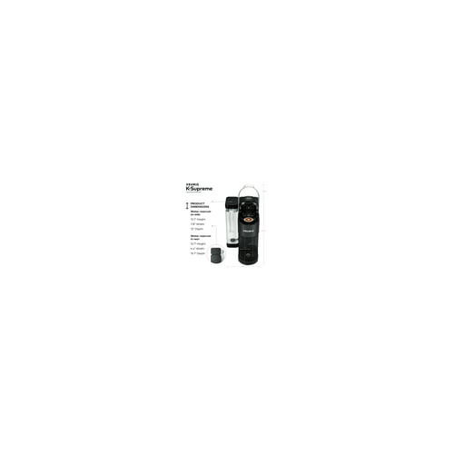 Keurig K-Supreme Single Serve K-Cup Pod Coffee Maker (Black)