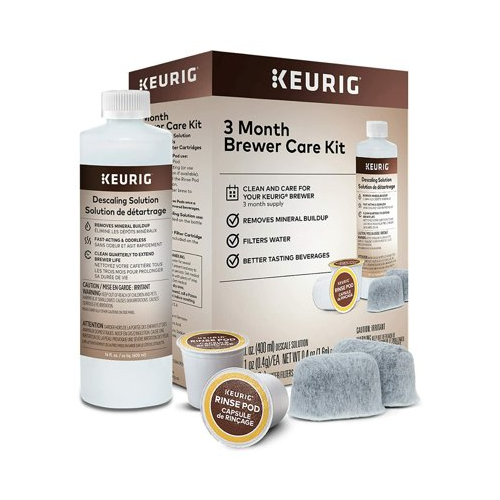 Keurig K-Supreme Single Serve K-Cup Coffee Maker (Black) with Maintenance Kit