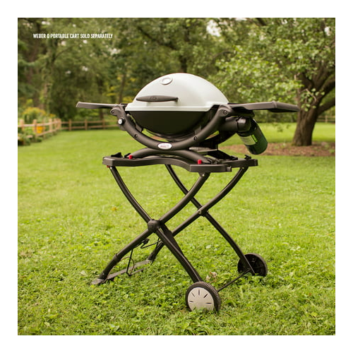 Weber Q 1200 Liquid Propane Gas Grill (Red)
