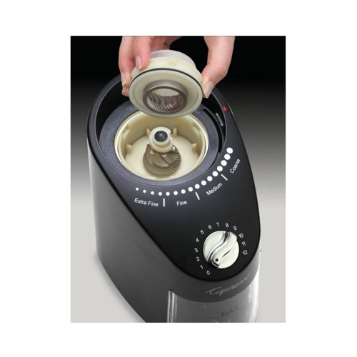 Capresso 570.01 Infinity Plus Commercial-Grade Conical Burr Grinder (Black)