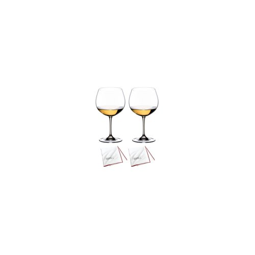 Riedel Vinum Oaked Chardonnay/ Montrachet Glass (2-Piece Set) Bundle