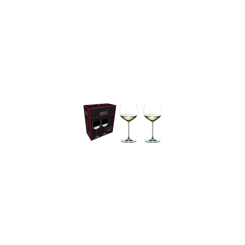 Riedel Veritas Chardonnay Glasses (4-pack) with Cloth and Wine Pourer