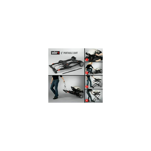 Weber Portable Cart for Grilling (Black)