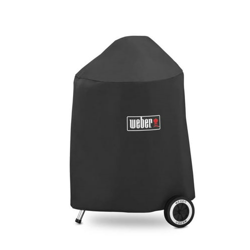 Weber Grill Cover with Storage Bag for Weber Charcoal Grills Black (18-Inch)