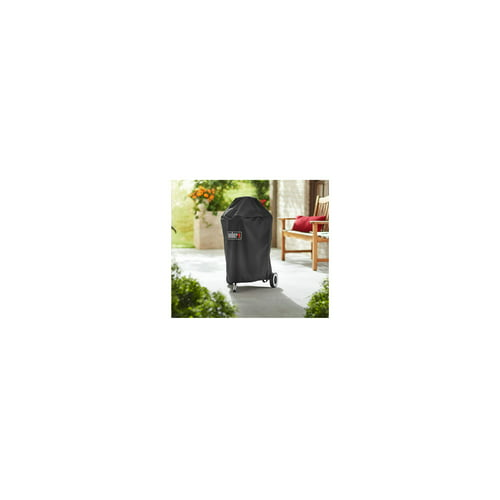 Weber Grill Cover with Storage Bag for Weber Charcoal Grills Black (18-Inch)