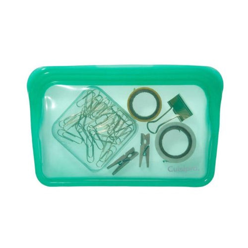 Cuisipro Green Silicone Pack-it Bag (27.25 x 5.25-Inch, 13.5 fl oz, 2-Pack)