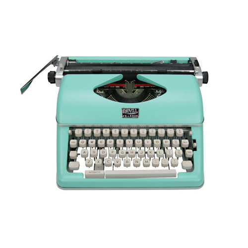 Royal Consumer Classic Retro Manual Typewriter (Mint Green)