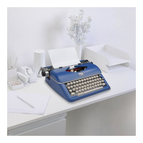 Royal Consumer Classic Retro Manual Typewriter (Classic Blue)