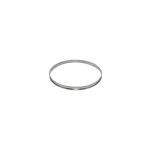Paderno World Cuisine Tart Ring Round with Rolled Edge
