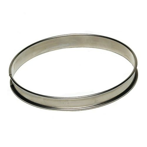 Browne Foodservice Tart Ring Round with Rolled Edge