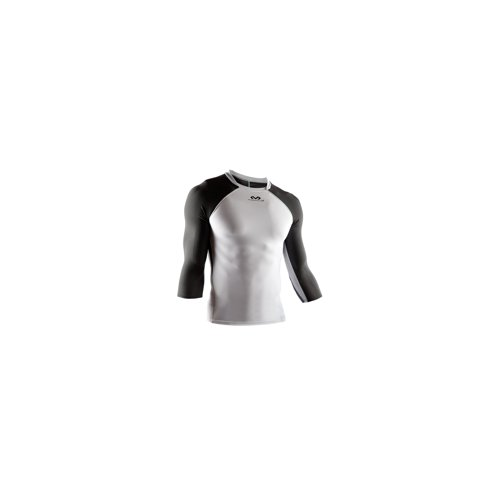 McDavid 3/4 Sleeve Recovery Max Shirt (White/Charcoal/Bright Teal - 2XL)