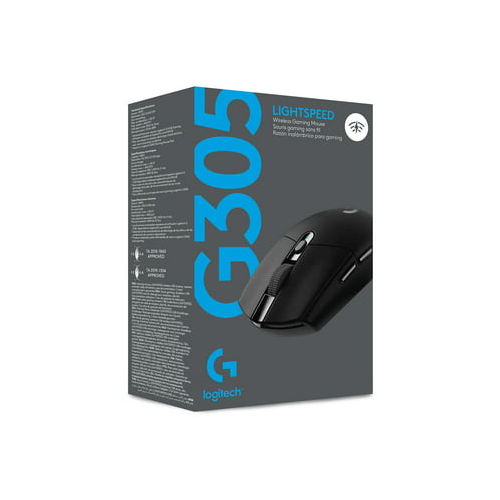 Logitech G305 Lightspeed Wireless Gaming Mouse (Black)