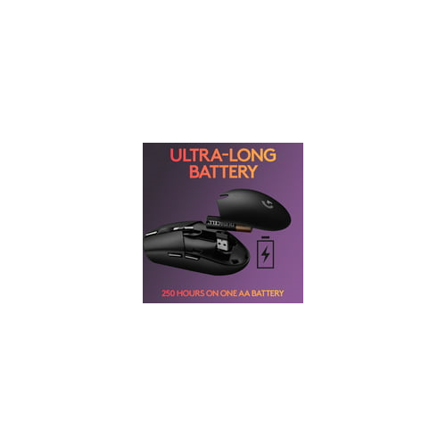 Logitech G305 Lightspeed Wireless Gaming Mouse (Black)