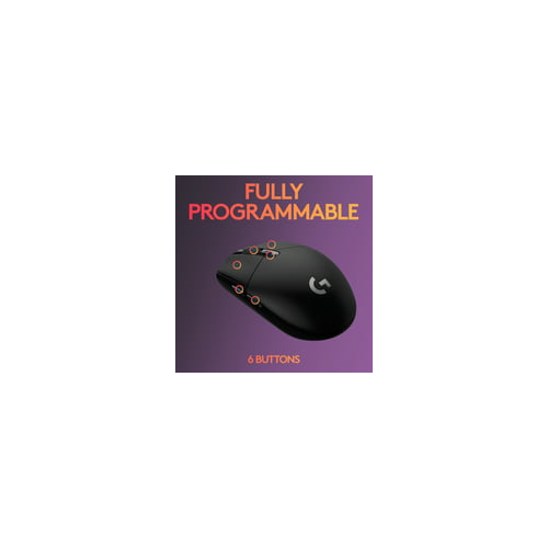 Logitech G305 Lightspeed Wireless Gaming Mouse (Black)