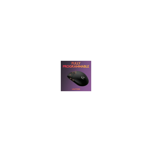 Logitech G305 Lightspeed Wireless Gaming Mouse (Black)