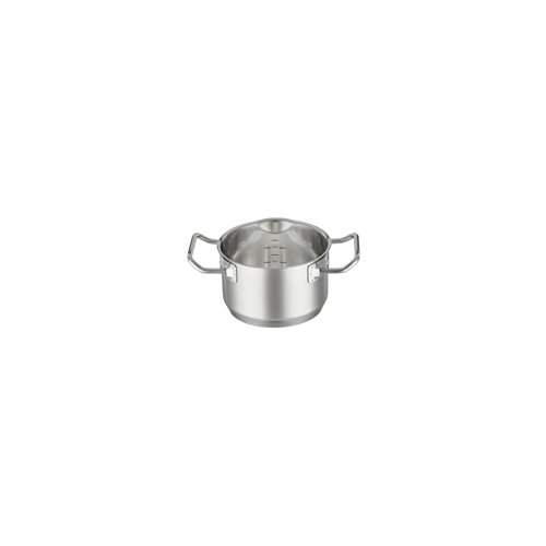 Rosle Expertiso Stainless Steel High Casserole Pot with Glass Lid (6.3-Inch)