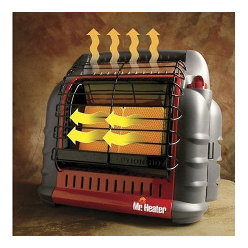 Mr. Heater Portable Big Buddy Propane Heater with 10-Feet Propane Hose Bundle