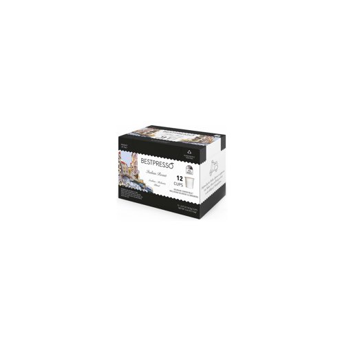 Bestpresso Coffee 12-Count Italian Roast Single Serve K-Cup