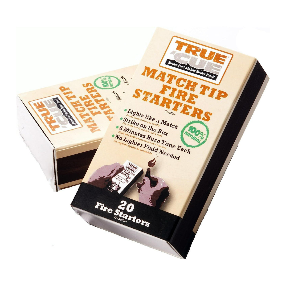 Broil King True 'Cue Natural Wood 20-Piece Match Tip Fire Starter