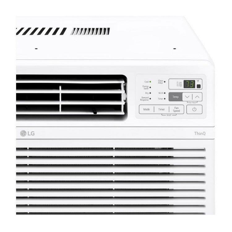 LG 12000 BTU Smart Wi-Fi Enabled Window Air Conditioner with Remote (White)