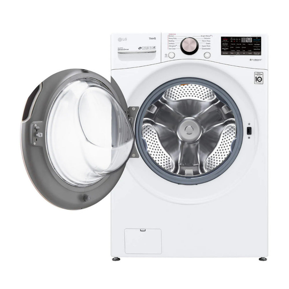 LG 4.5 Cubic Feet Smart Front Load Washer with TurboWash Technology (White)