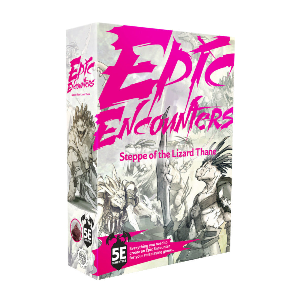 Steamforged Epic Encounters - Dinosaur and Steppe of The Lizard Thane Bundle