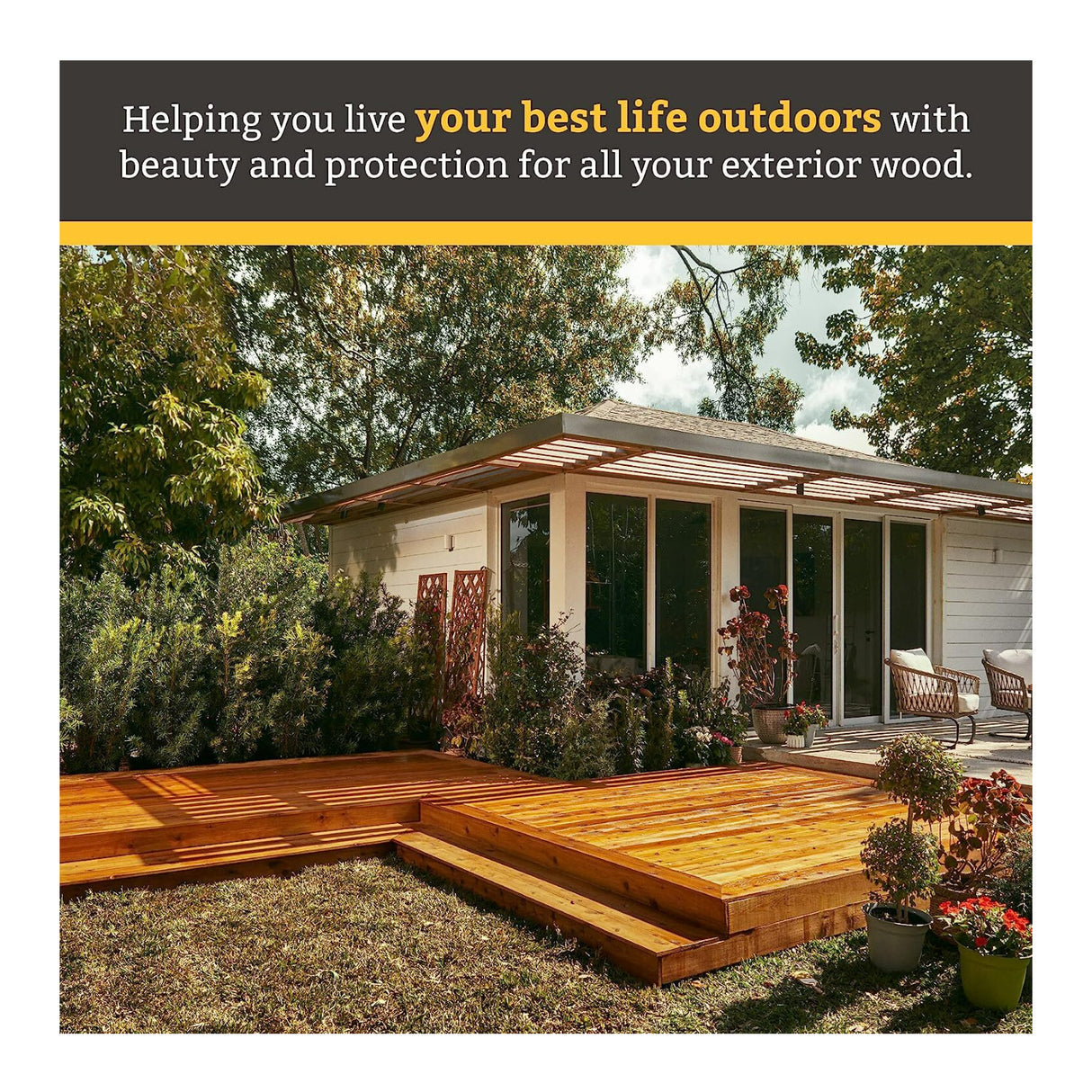 Cabot Semi-Transparent Low VOC Semi-Transparent Oil-Based Stain (Redwood)