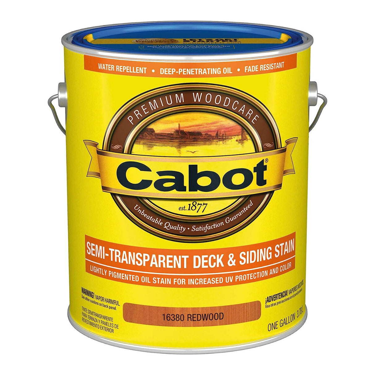 Cabot Semi-Transparent Low VOC Semi-Transparent Oil-Based Stain (Redwood)