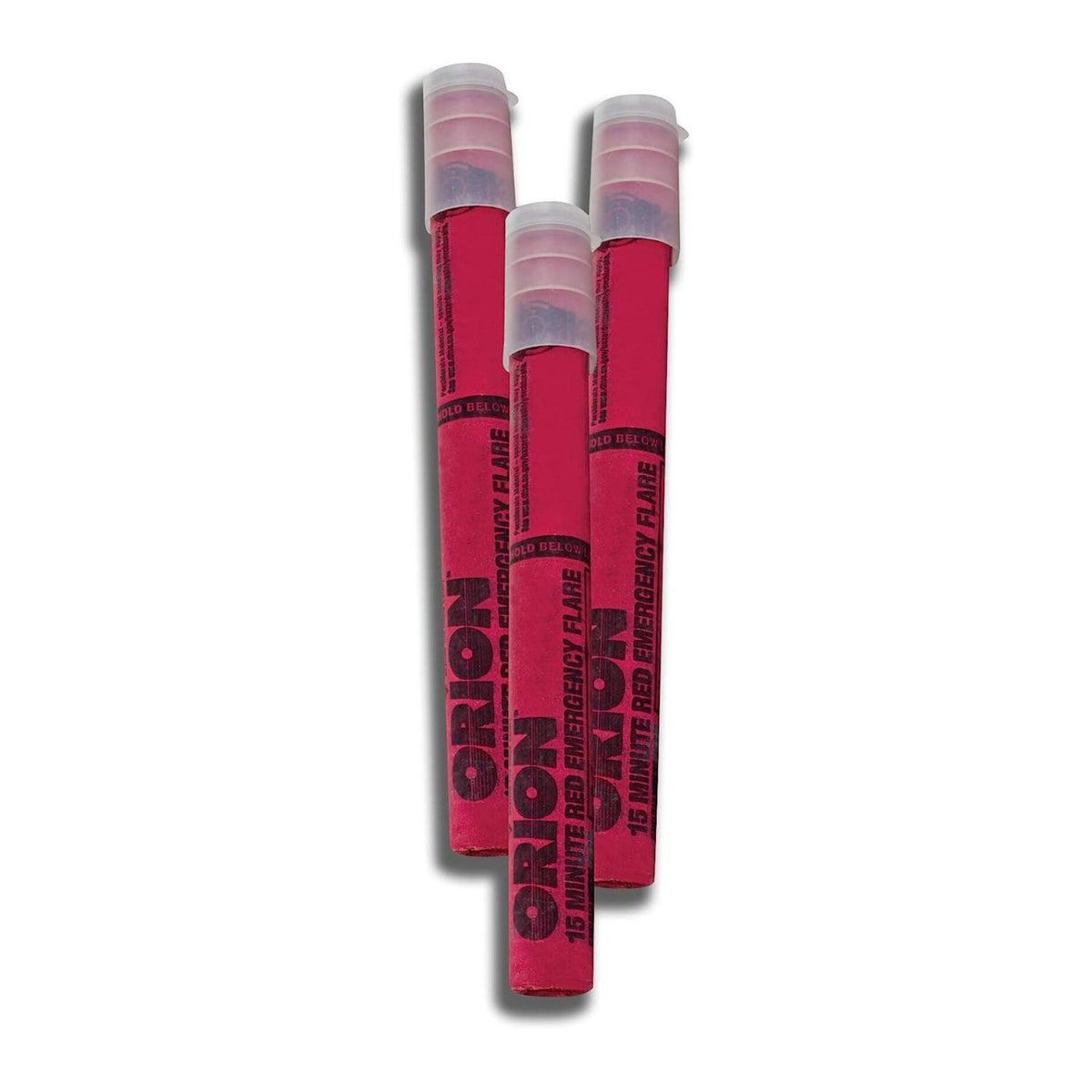 Orion Safety Non-Perchlorate Formula No Batteries Three 15-Minute Road Flares