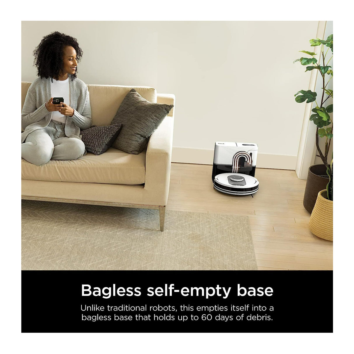 Shark AI Ultra Robot Vacuum with Matrix Clean and Self-Empty Base (Silver/Black)
