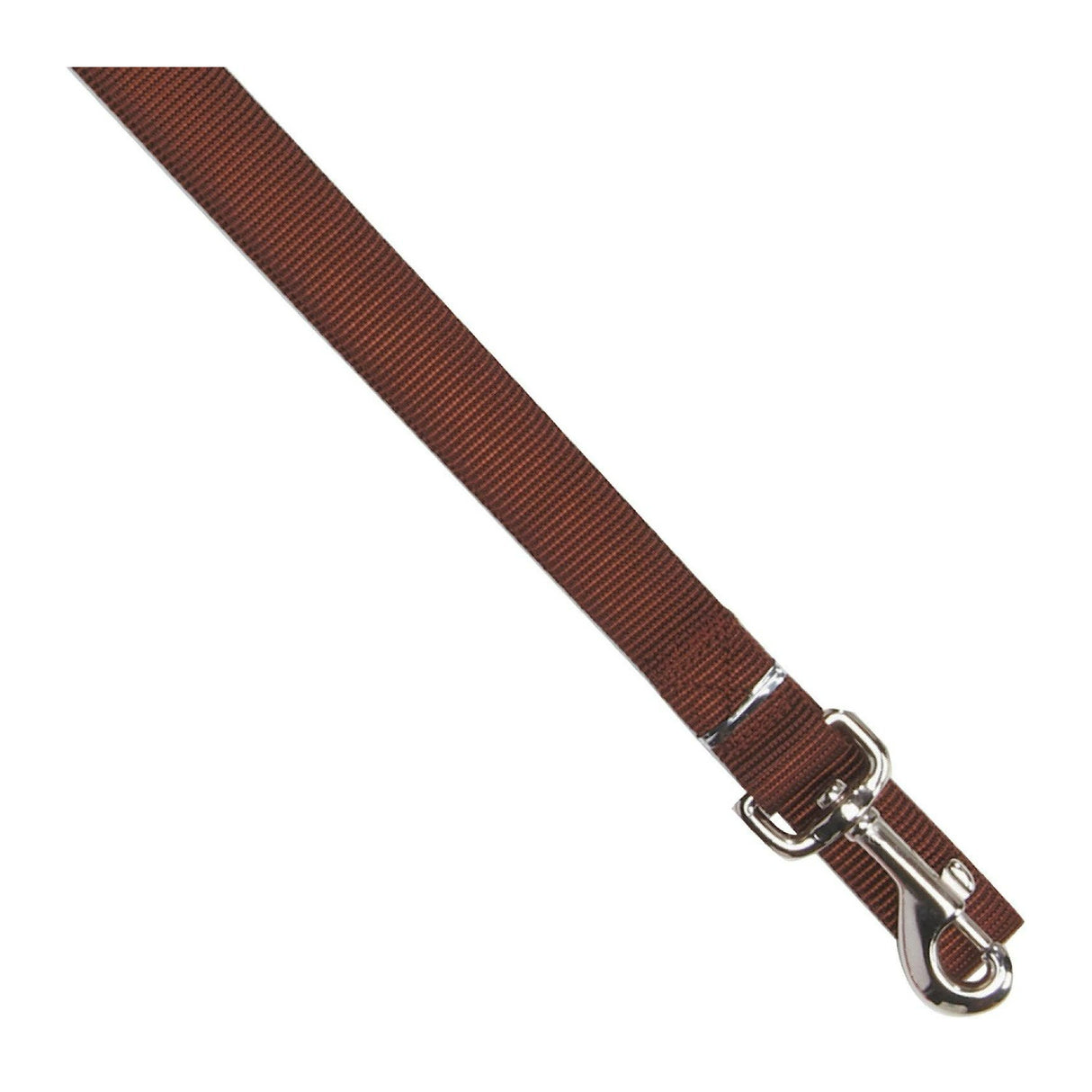 Zack & Zoey Basic 6-Feet x 1-Inch Nylon Dog Lead (Chocolate brown)