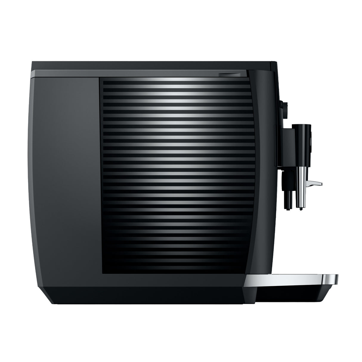 Jura E4 Coffee Machine (Piano Black) with Filter, Cleaning Tablets and Coffee