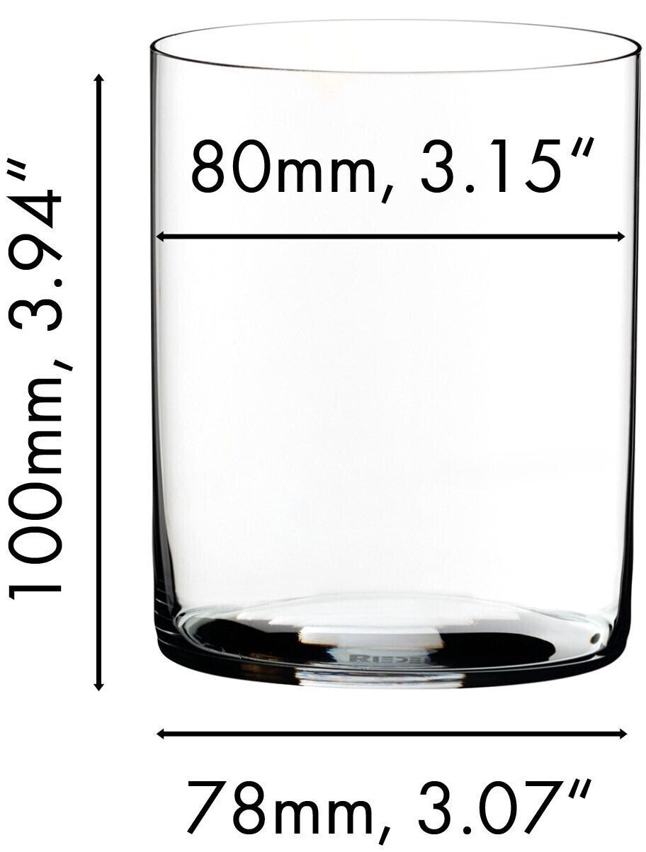 Riedel Veloce Crystal Water Glasses - Dishwasher-Safe & Durable Set of 4 Bundle