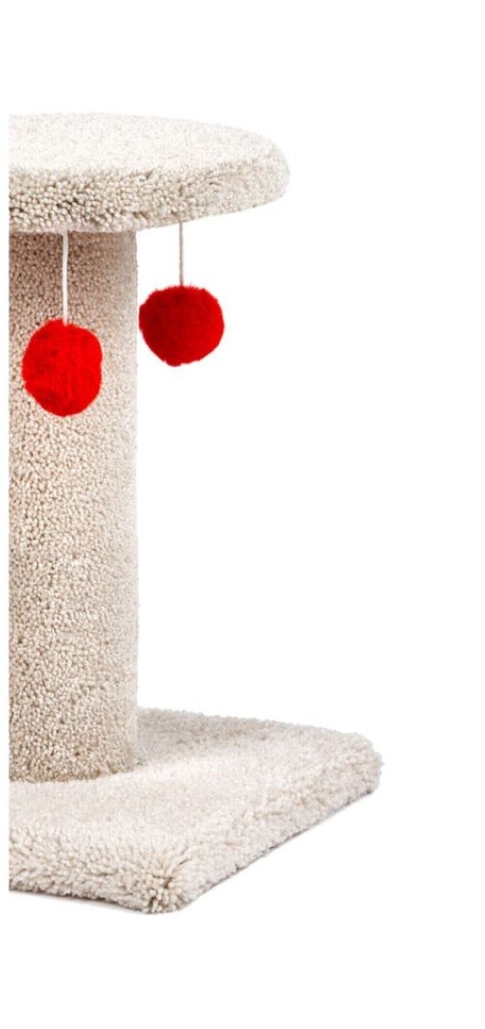 Classy Kitty 17 inches Spinning Cat Post with Toys