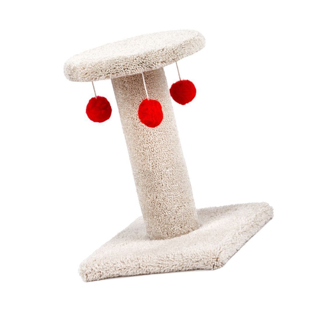 Classy Kitty 17 inches Spinning Cat Post with Toys