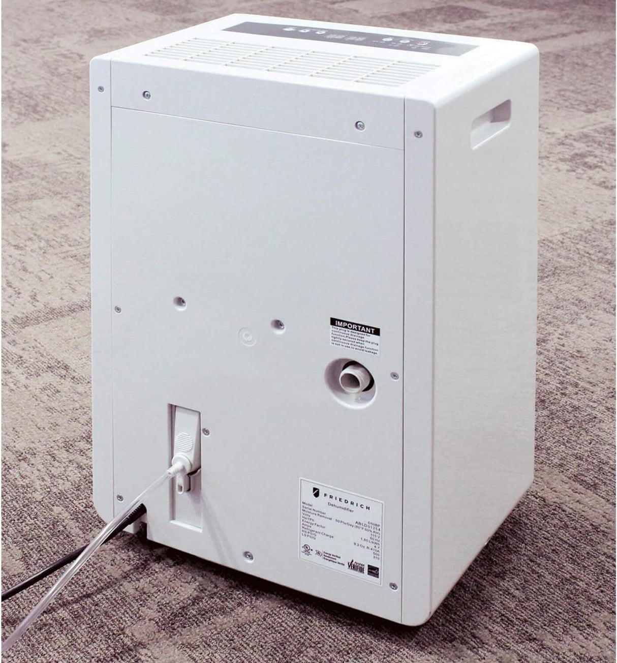 Friedrich Friedrich Air D35B1B 35-Pint Dehumidifier