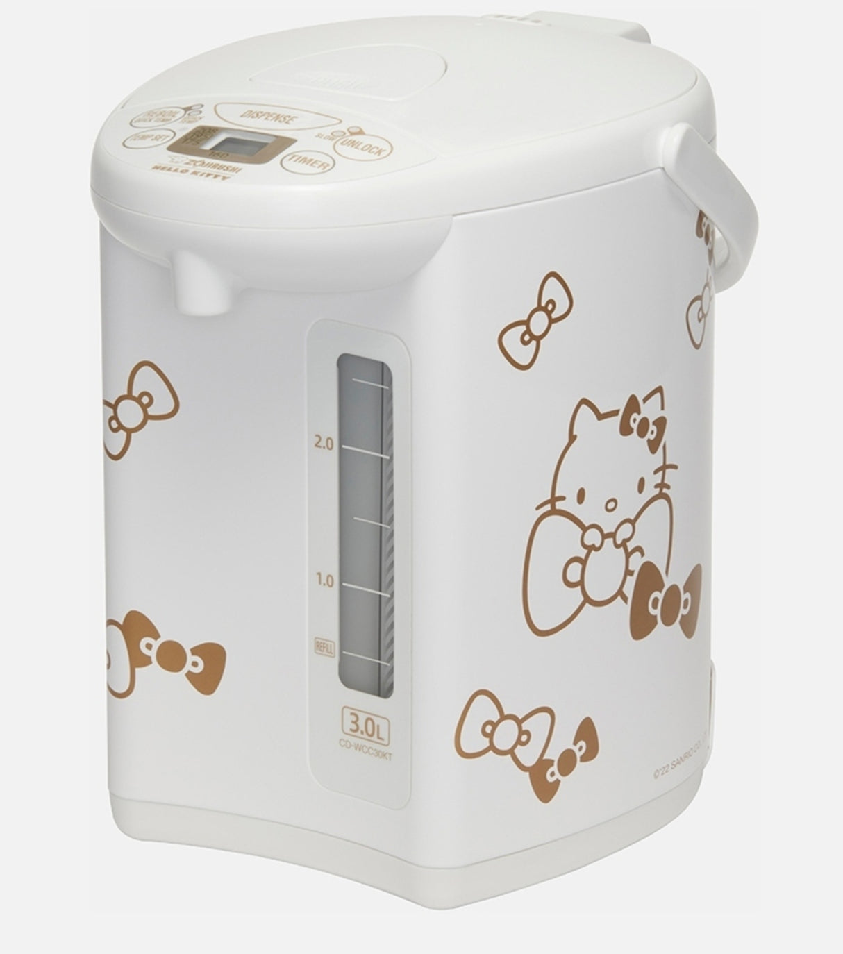 Zojirushi CD-WCC30KTWA Micom Water Boiler & Warmer, Hello Kitty Collection,White