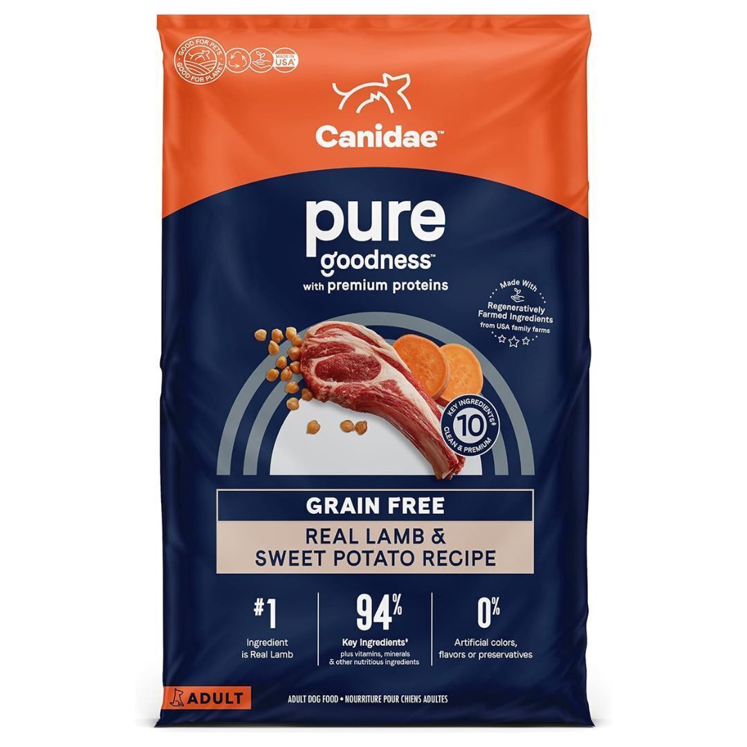 Canidae Pure Real Lamb & Pea Recipe Adult Dry Dog 24 LB