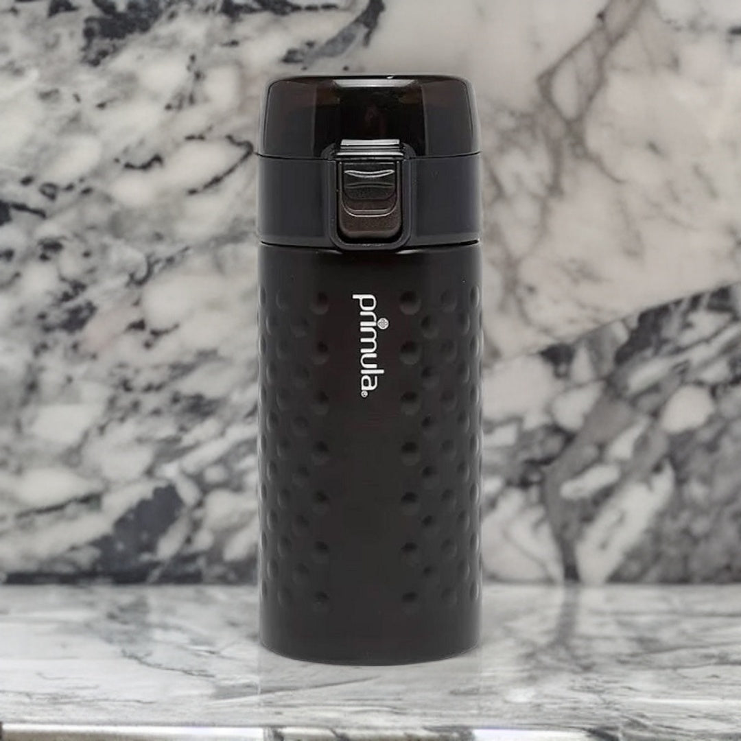 Primula Hamilton Water Bottle Single Serve Double Wall, 12 oz, Black