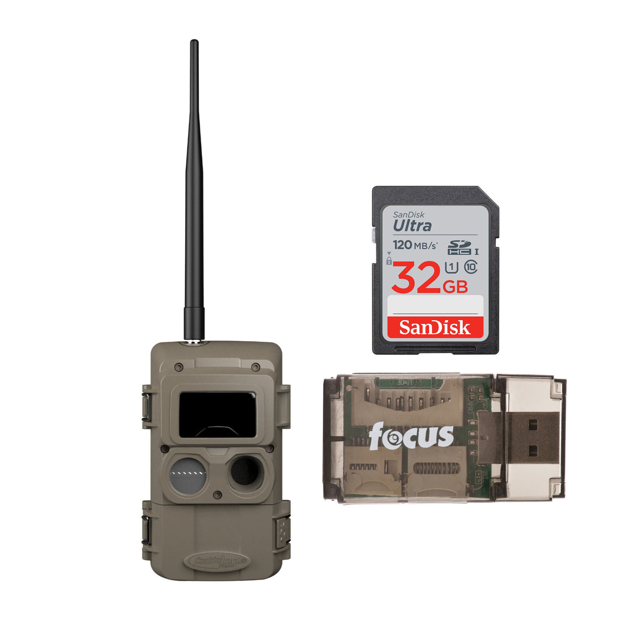 Cuddeback CuddeLink Black Flash Wireless Camera with 32GB Memory Card and Reader