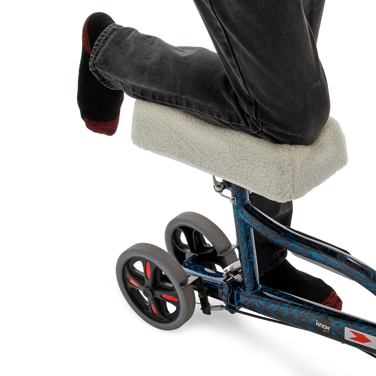 Knox Gear Knee Walker Pad Soft Cushion Cover (White)